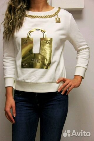 Свитшот с аппликацией Elisabetta Franchi