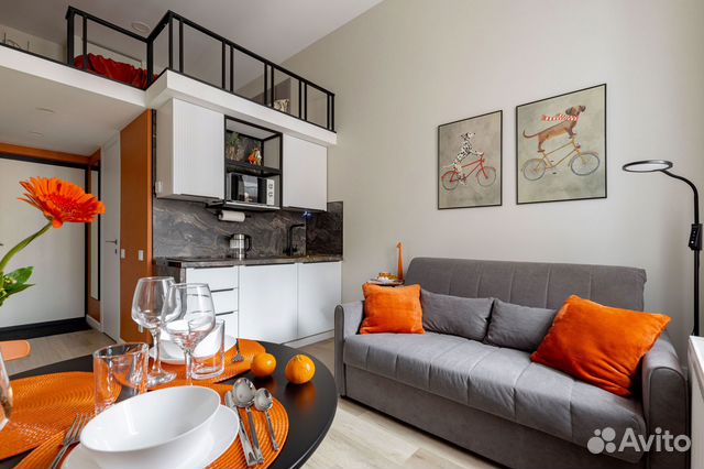 

Квартира-студия, 20 м², 2 кровати