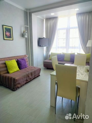 

1-к. квартира, 52 м², 3 кровати