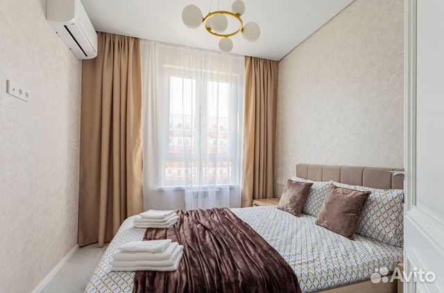 

1-к. квартира, 37 м², 2 кровати