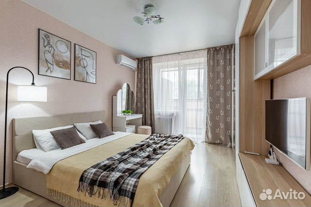 

1-к. квартира, 34 м², 3 кровати