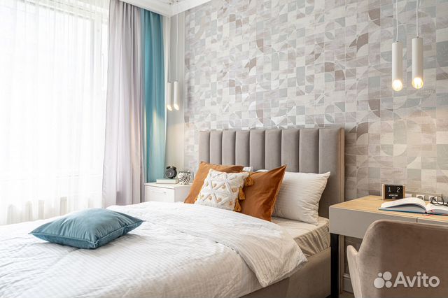 

1-к. квартира, 44 м², 2 кровати