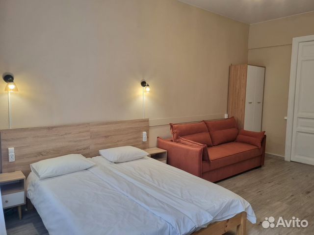 

Квартира-студия, 27 м², 2 кровати