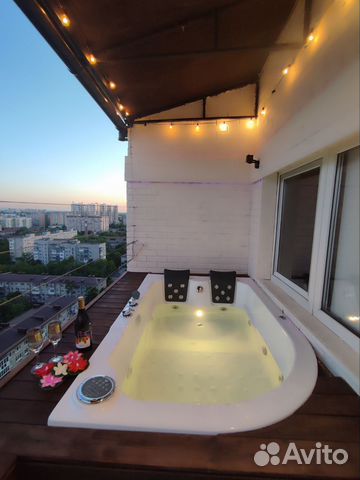 

Квартира-студия, 44 м², 2 кровати