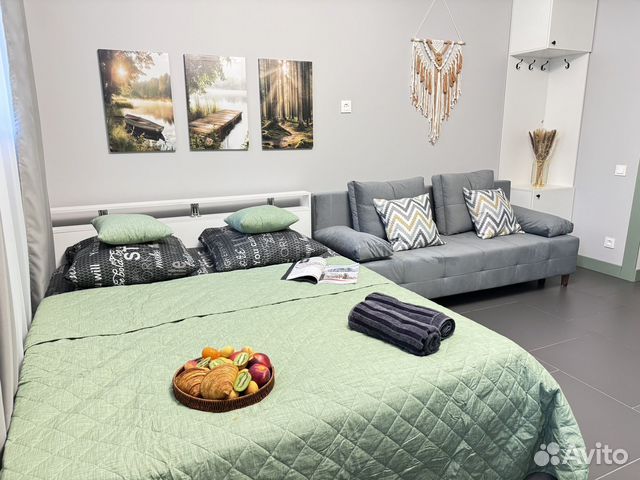 

Квартира-студия, 23 м², 2 кровати