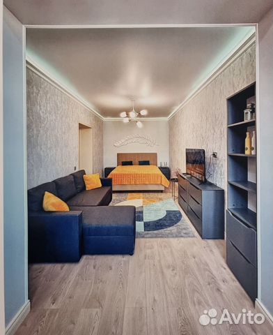 

1-к. квартира, 38 м², 3 кровати
