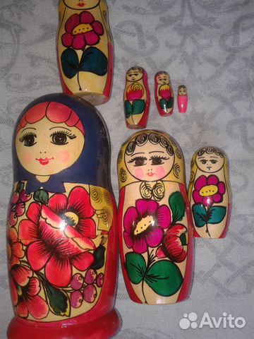 Матрешка 60-хгг из СССР