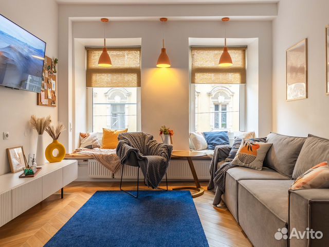 

1-к. квартира, 40 м², 2 кровати