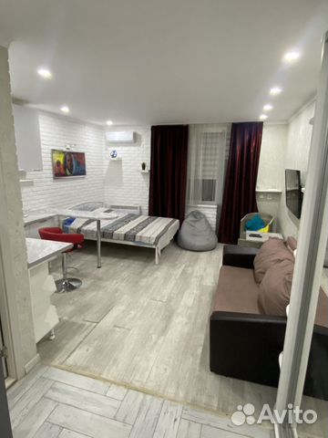 

Квартира-студия, 30 м², 2 кровати