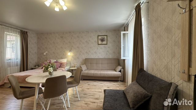 

Квартира-студия, 38 м², 2 кровати