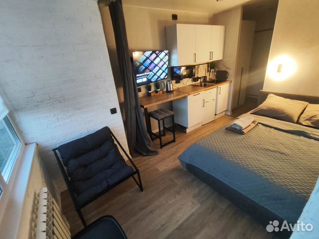 

Квартира-студия, 17 м², 1 кровать