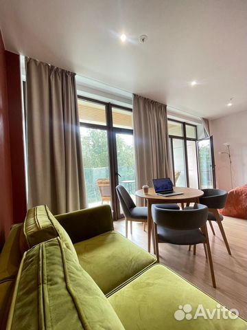 

Квартира-студия, 38 м², 2 кровати