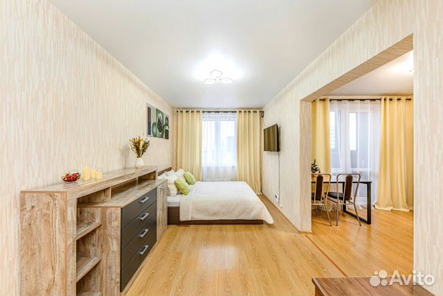 

Квартира-студия, 32 м², 2 кровати
