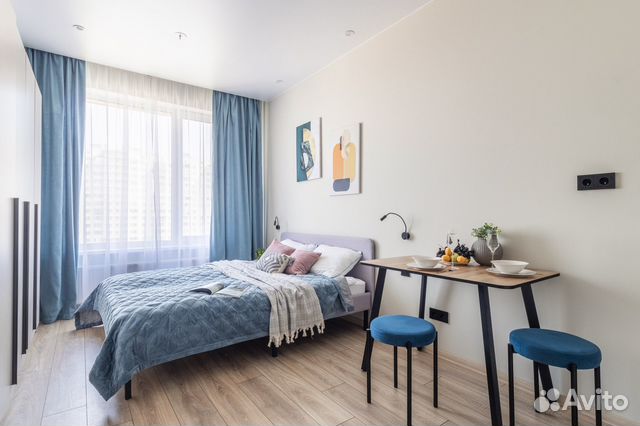

Квартира-студия, 26 м², 2 кровати