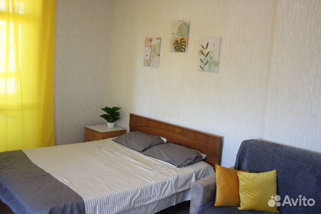 

Квартира-студия, 40 м², 2 кровати