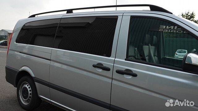 Рейлинги на mercedes vito 2004 чёрные Рейлинги на mercedes vito 2004 чёрные