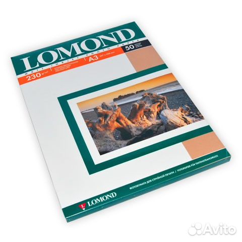 Lomond Фотобумага матовая 230 гр/м, A3, 50 л