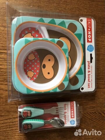 Новый набор посуды детской skip hop Новый набор посуды детской skip hop