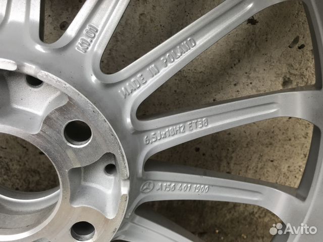 Новые диски Mercedes GLA оригинал R18