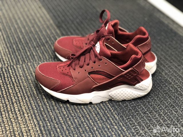 Кроссовки Nike Huarache 35 Бордовые