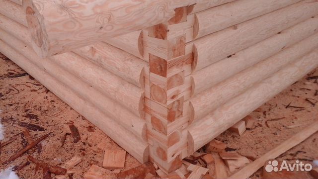 Сруб дома 6x7 из зимнего леса без посредников Сруб дома 6x7 из зимнего леса без посредников