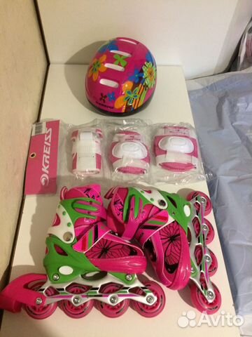 Роликовые коньки 28-33 для девочки Роликовые коньки 28-33 для девочки