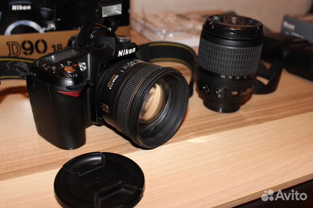 Nikon D90 + 2 объектива + вспышка