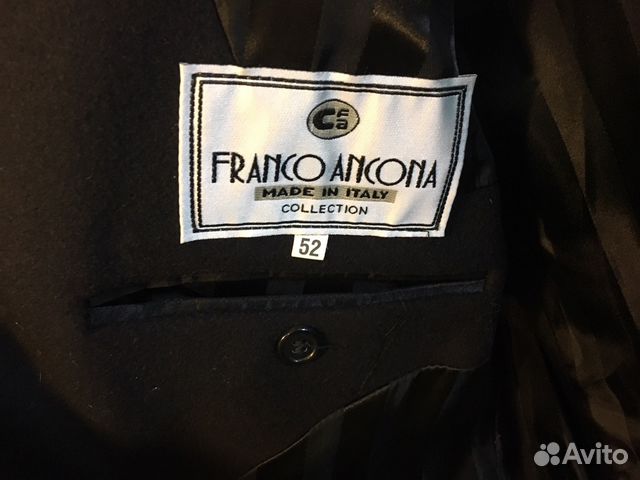 Пальто мужское Новое Franco Ancona, 50-52 Пальто мужское Новое Franco Ancona, 50-52