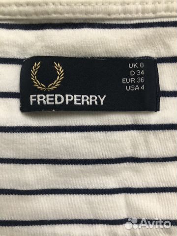 Женская футболка Fred Perry, размер S Женская футболка Fred Perry, размер S
