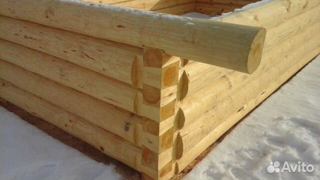 Сруб бани 4х5 м. Доставка, сборка