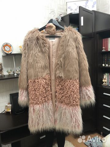 Шуба из искусственного меха ASOS