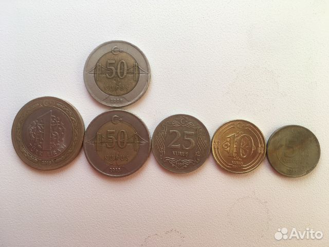 Монеты набор Турции