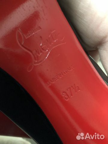 Туфли Christian Louboutin 7,5 чёрные оригинал