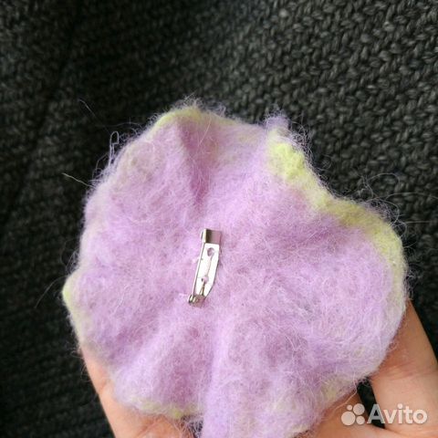 Шерстяные валяные митенки. Hand made