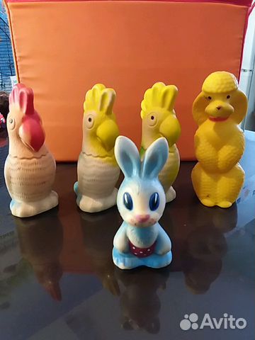 Ретро игрушка резиновая