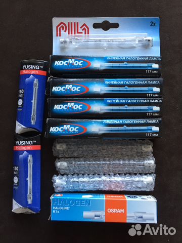 Лампы галогенные R7s osram pila Космос