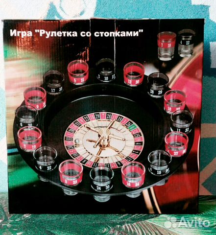 Игра рулетка со стопками, оригинальный подарок Игра рулетка со стопками, оригинальный подарок