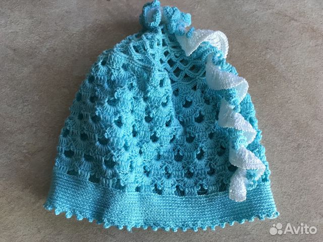 Шапочка для девочки летняя