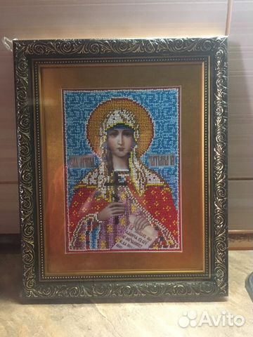Вышивка бисером Икона Татьяна