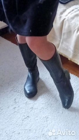 Сапоги демисезонные нат.кожа, Италия, р. 40