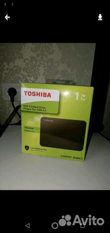 Внешний винт Toschiba 1Tb USB 3.0 новый гарантия