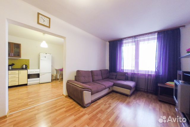 

1-к. квартира, 45 м², 2 кровати