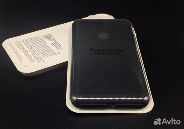iPhone 7 8 Plus Silicone Полный периметр Black