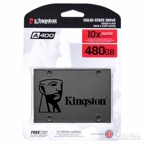 SSD накопитель 240Gb, 120Gb Kingston. Гарантия