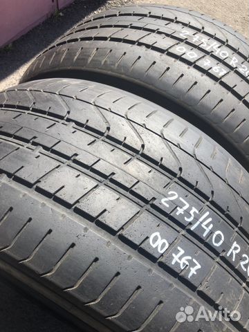 Летняя пара 275/40R20 Pirelli P Zero vlks4M