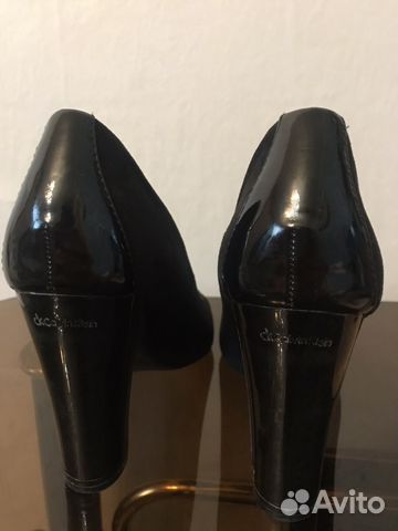 Туфли натур.замша черные Calvin Klein