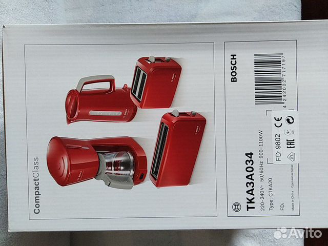 Кофеварка Bosch tka3a034 - новая Кофеварка Bosch tka3a034 - новая