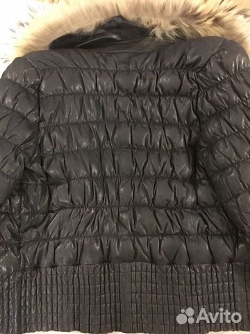 Куртка кожаная утеплённая с мехом Куртка кожаная утеплённая с мехом