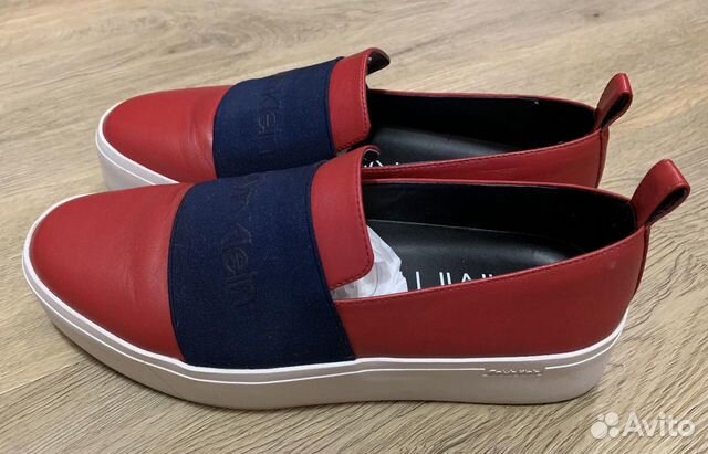 Слипоны Calvin Klein оригинал р36,5-37 нат кожа Слипоны Calvin Klein оригинал р36,5-37 нат кожа