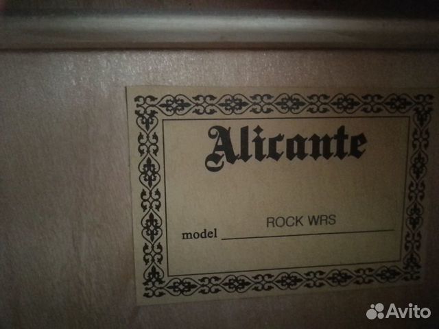 Продам гитару Alicante rock wrs